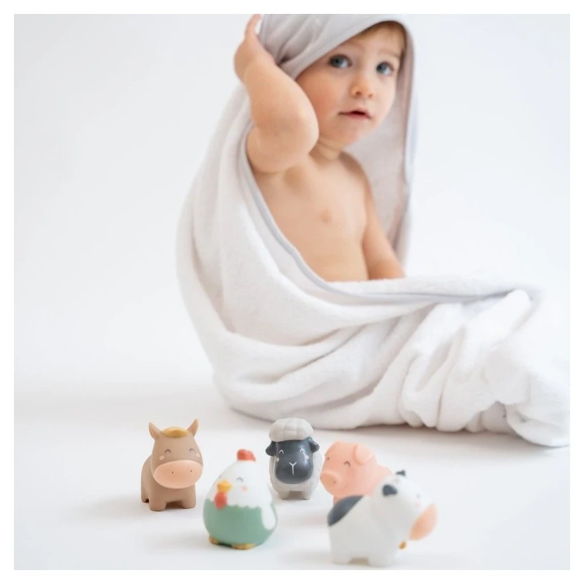 Saro Baby Hračky do vody Funny Farm 5ks - 