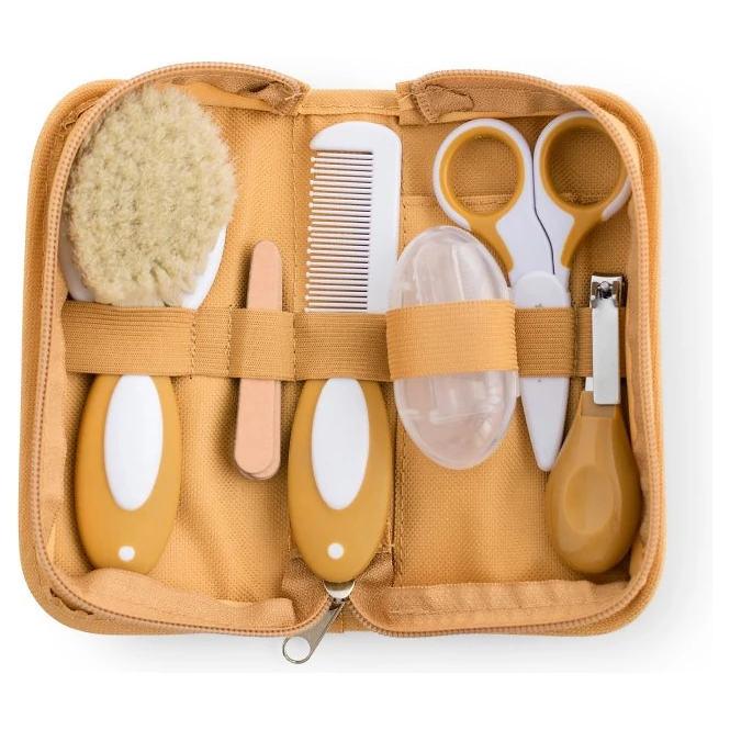 Saro Baby Hygienický set v textilním pouzdře varianta Mustard 