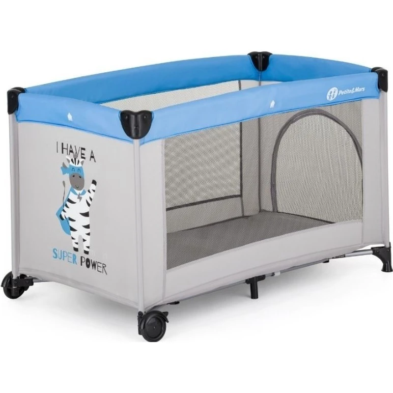 Petite&Mars Postýlka cestovní Koot Lite dark grey (bez průlezu) - 