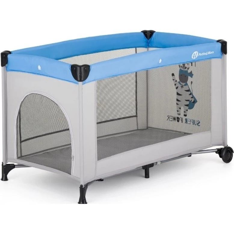 Petite&Mars Postýlka cestovní Koot Lite dark grey (bez průlezu) - 