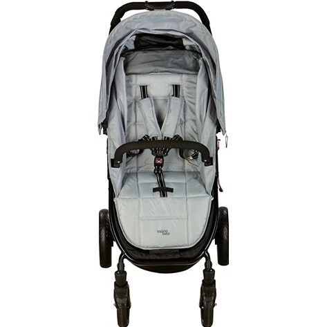 Valco Snap 4 BLACK - Čelní pohled na kočárek Valco Snap 4 Black