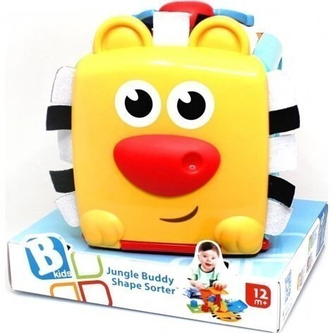 B-Kids Vkládací kostka džungle - S krabicí