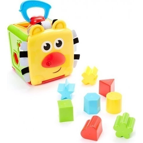 B-Kids Vkládací kostka džungle - Velká kostka a kostičky