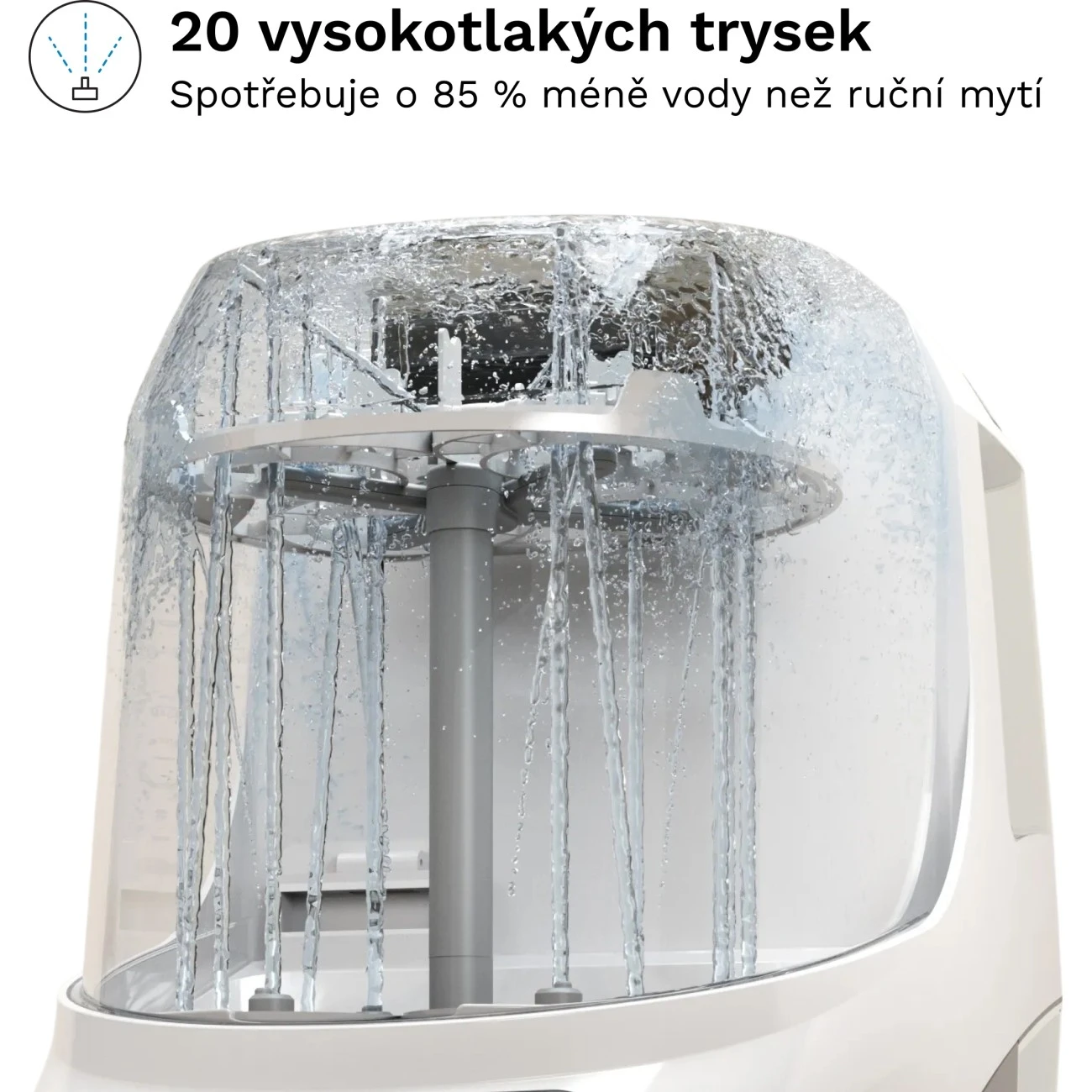 Baby Brezza Bottle Washer White - 