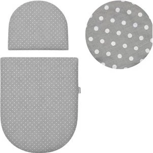 BabyRenka Sada do kočárku (povlečení s výplní) varianta Puntik grey vytvorena fotka