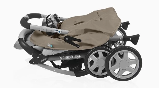 Babydesign Sprint 2016 - Složený kočárek