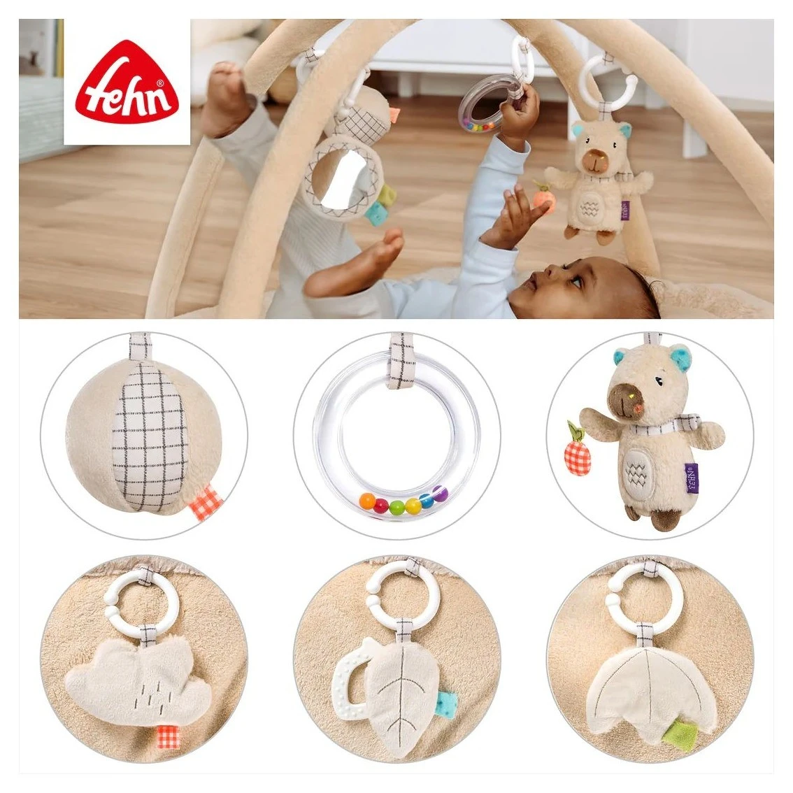 Babyfehn 3D aktivity deka capybara - 