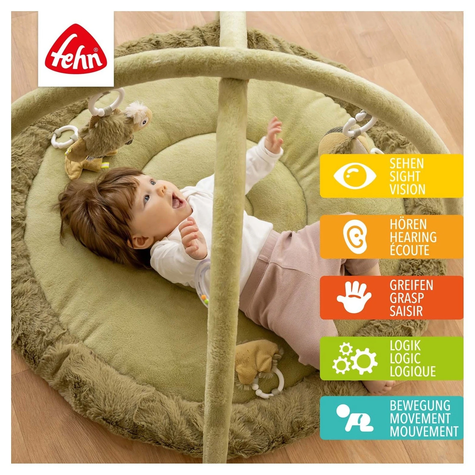 Babyfehn 3D aktivity deka chameleon Crazy - 