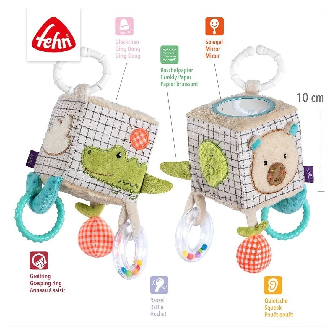 Babyfehn Aktivity kostka capybara - 