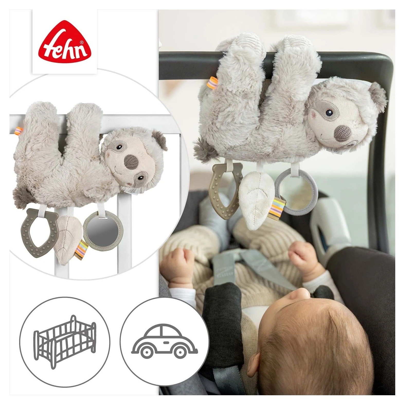 Babyfehn Aktivity lenochod Lazy - 