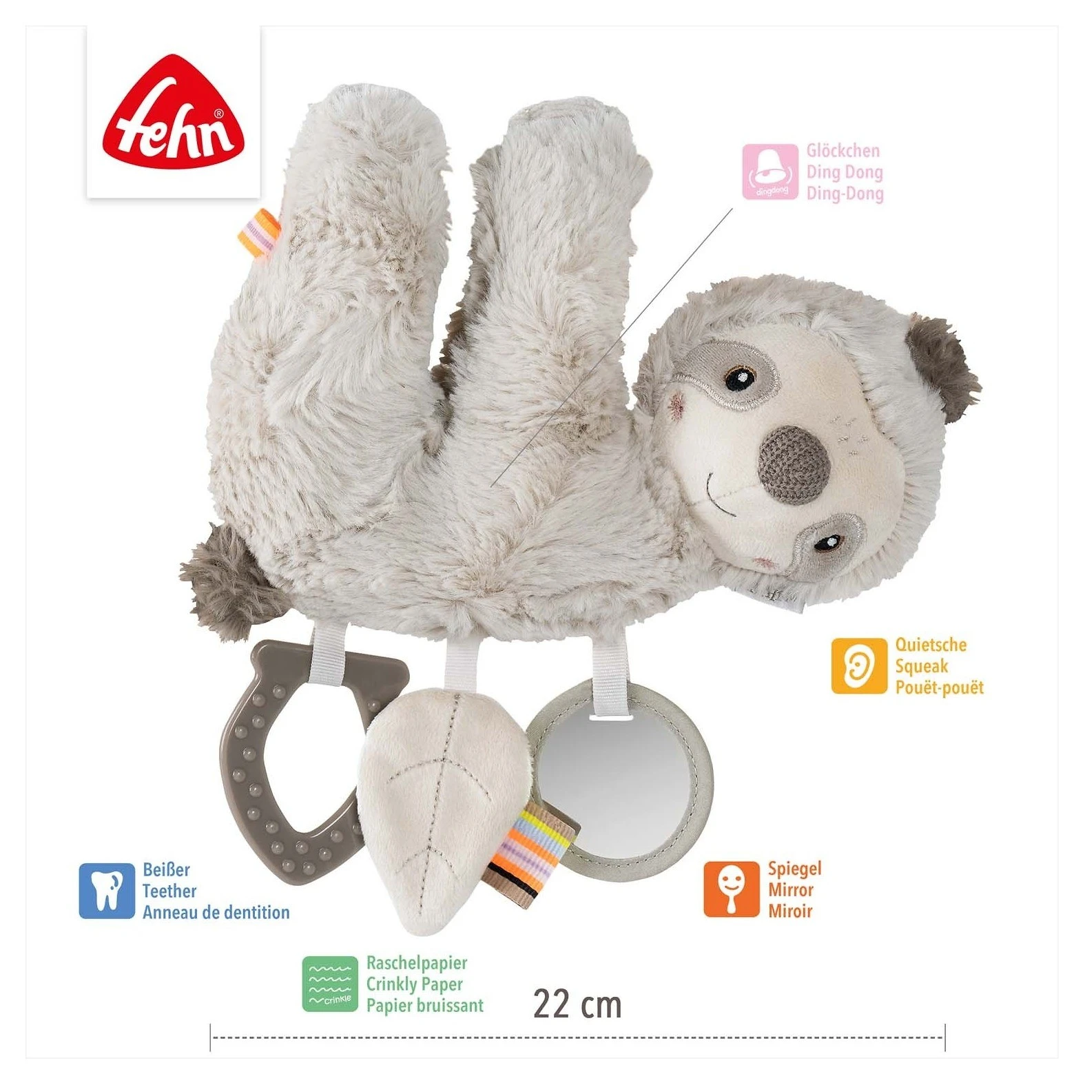 Babyfehn Aktivity lenochod Lazy - 