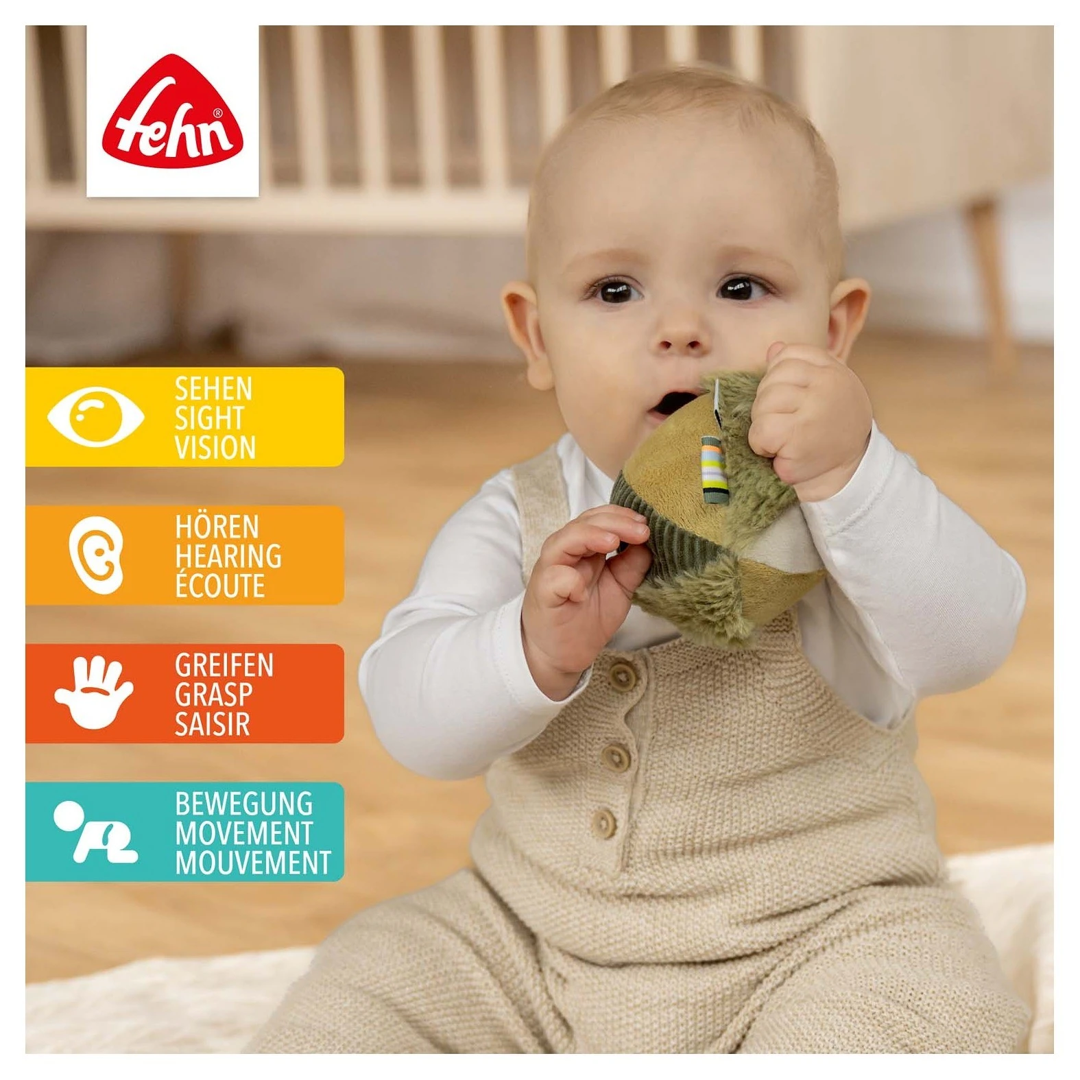 Babyfehn Chrastící balón - 