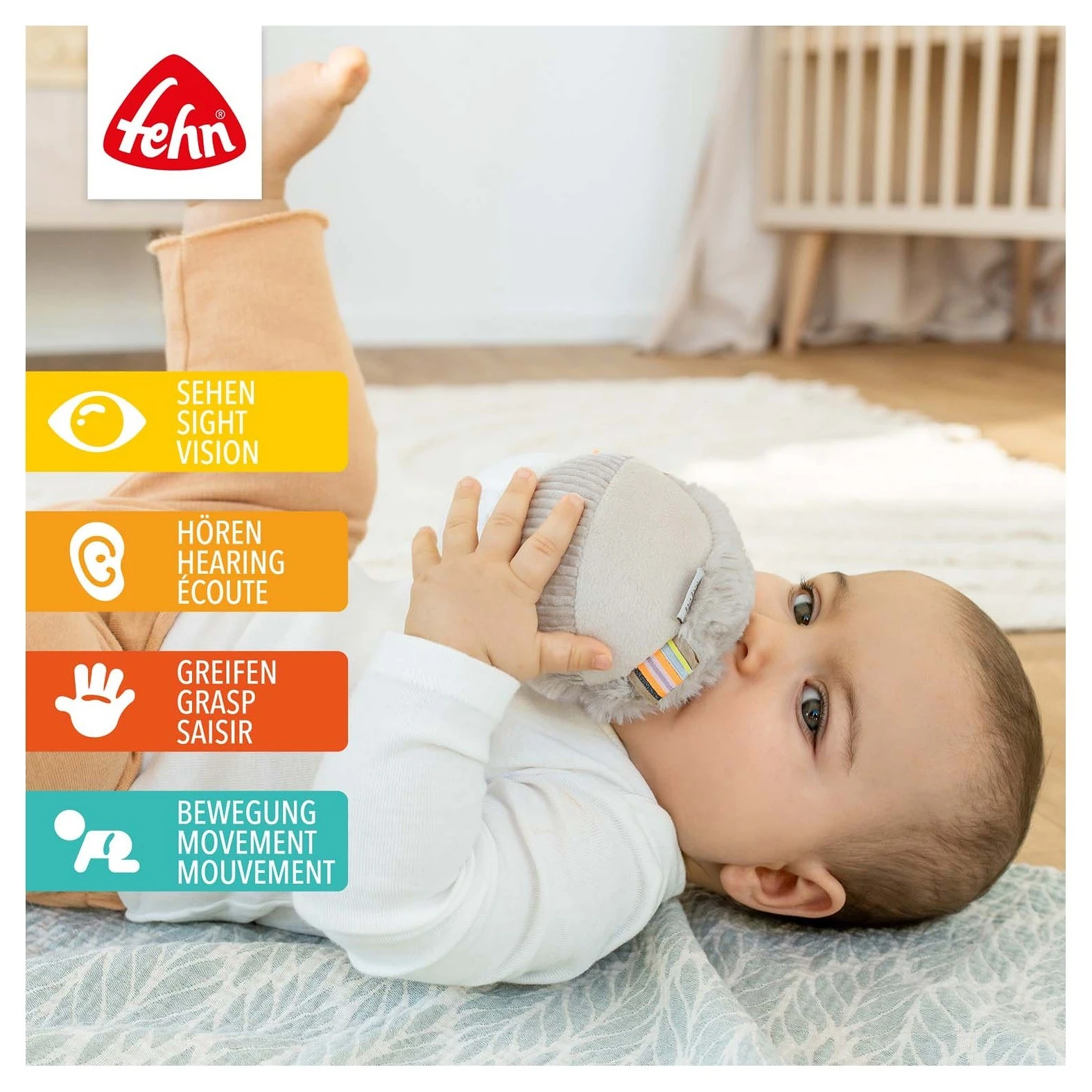 Babyfehn Chrastící balón - 