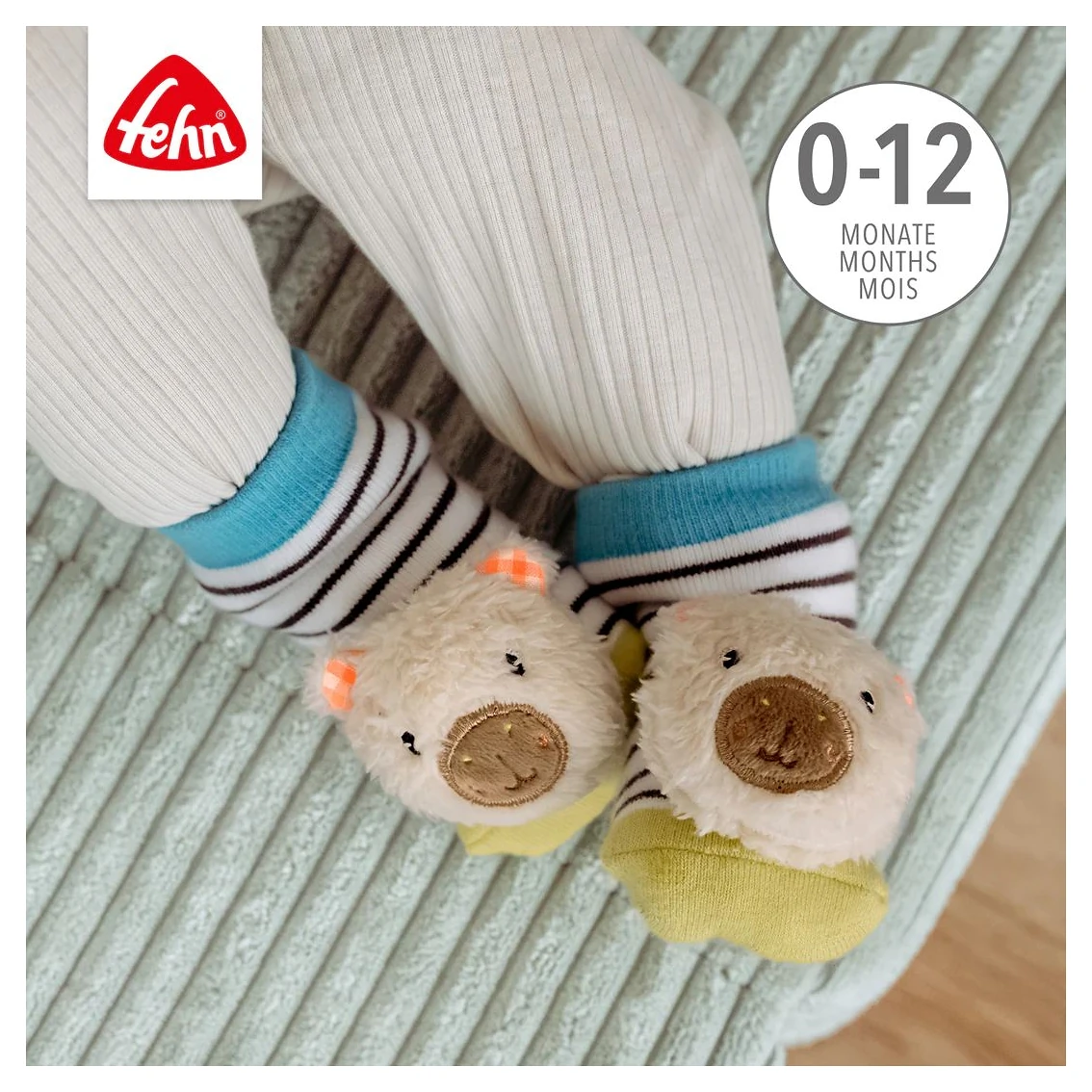 Babyfehn Chrastící ponožky capybara - 