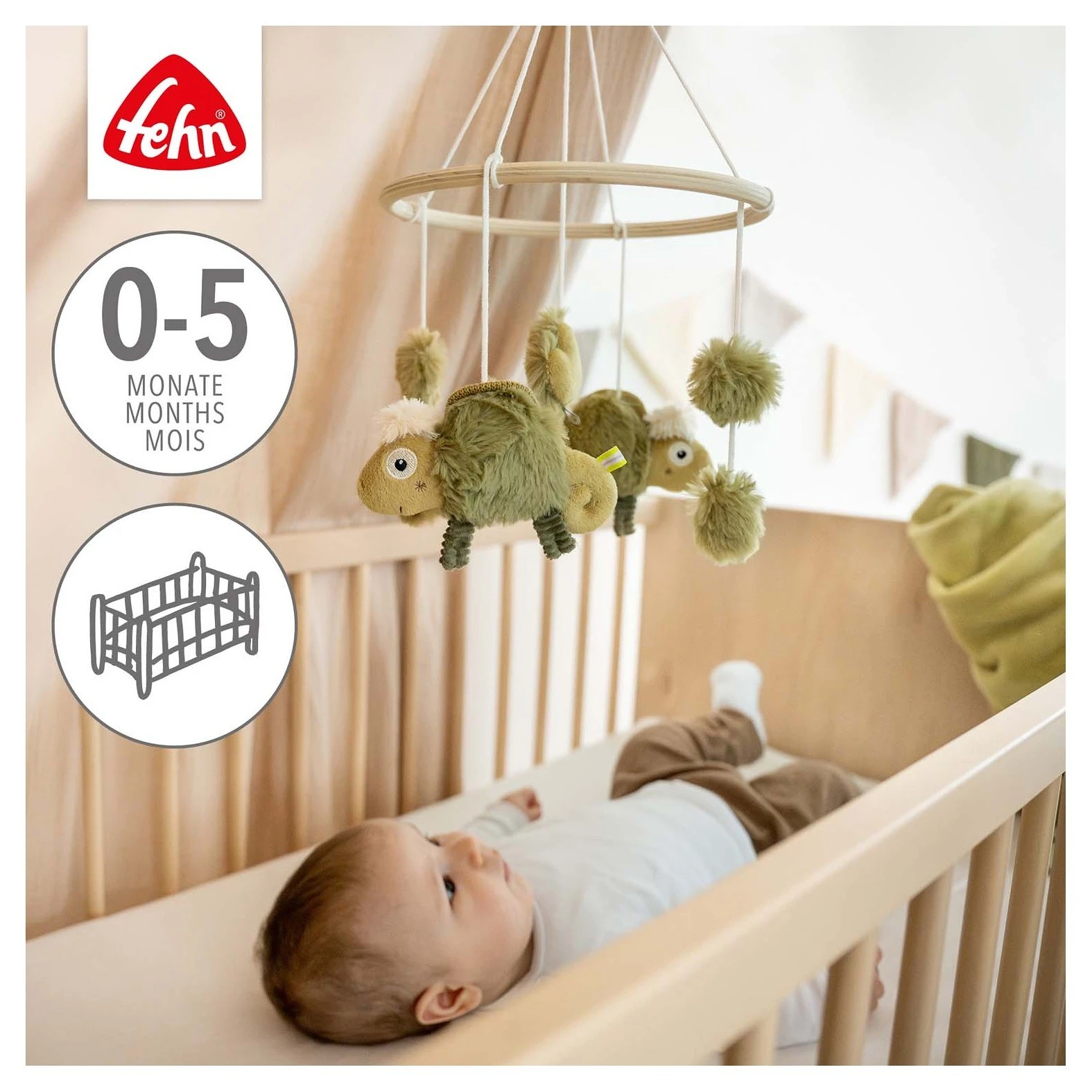 Babyfehn Dřevěný kolotoč - 