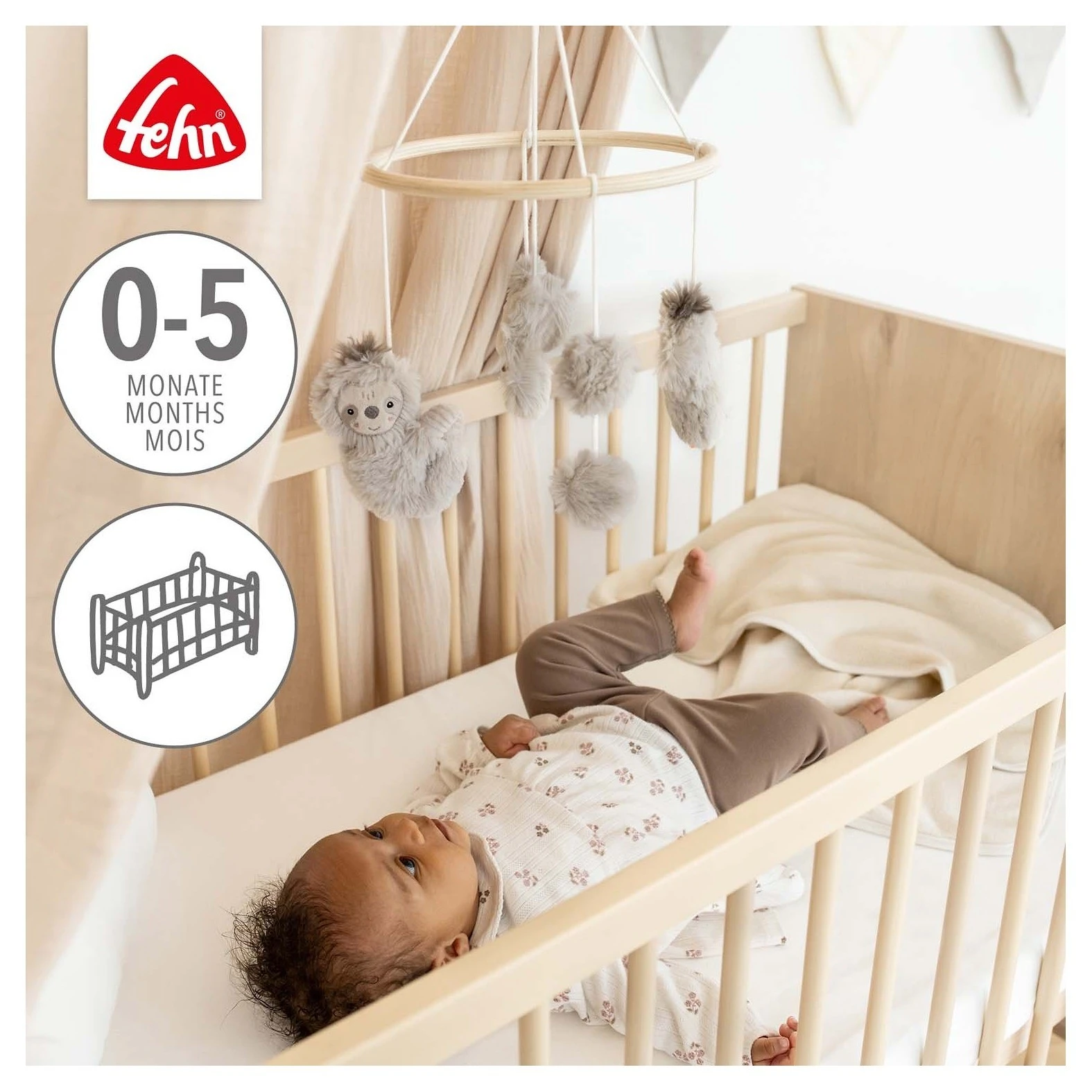 Babyfehn Dřevěný kolotoč - 