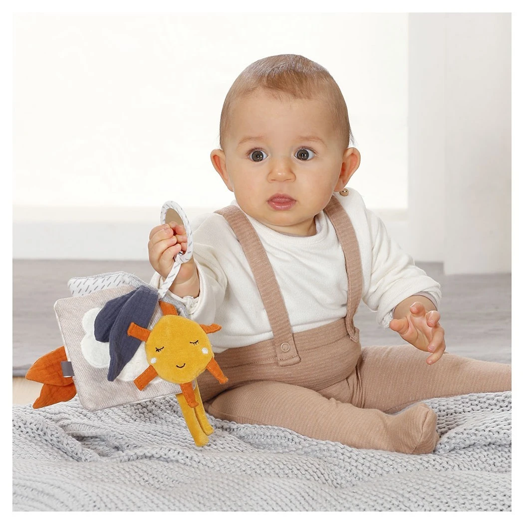 Babyfehn Měkká knížka oslík a medvídek - 