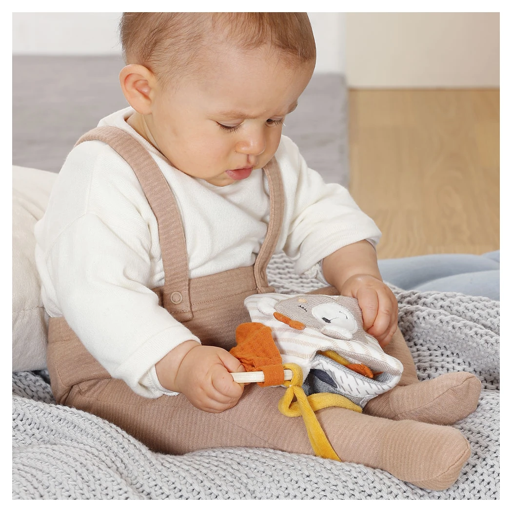 Babyfehn Měkká knížka oslík a medvídek - 