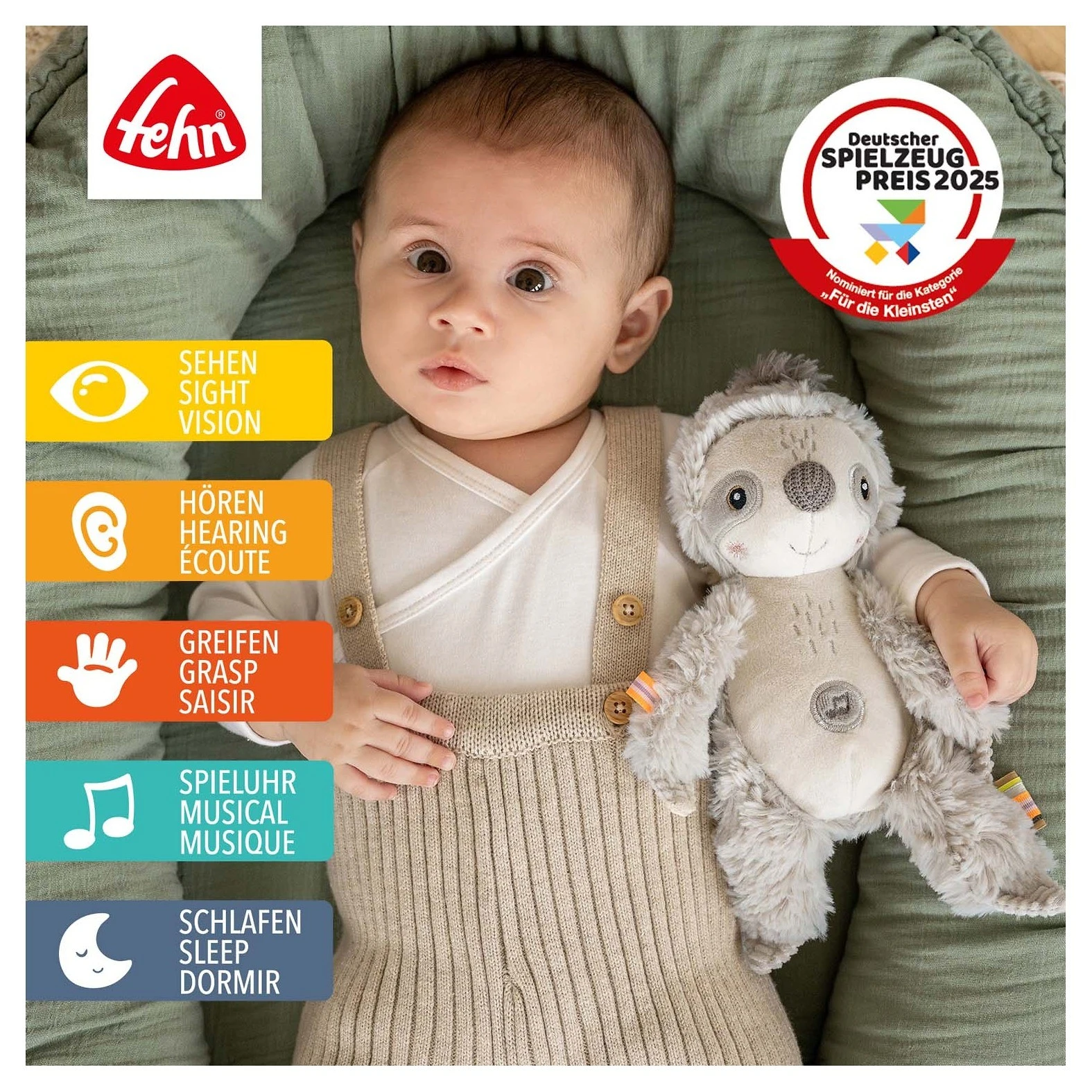 Babyfehn Pomůcka na spaní lenochod Lazy - 