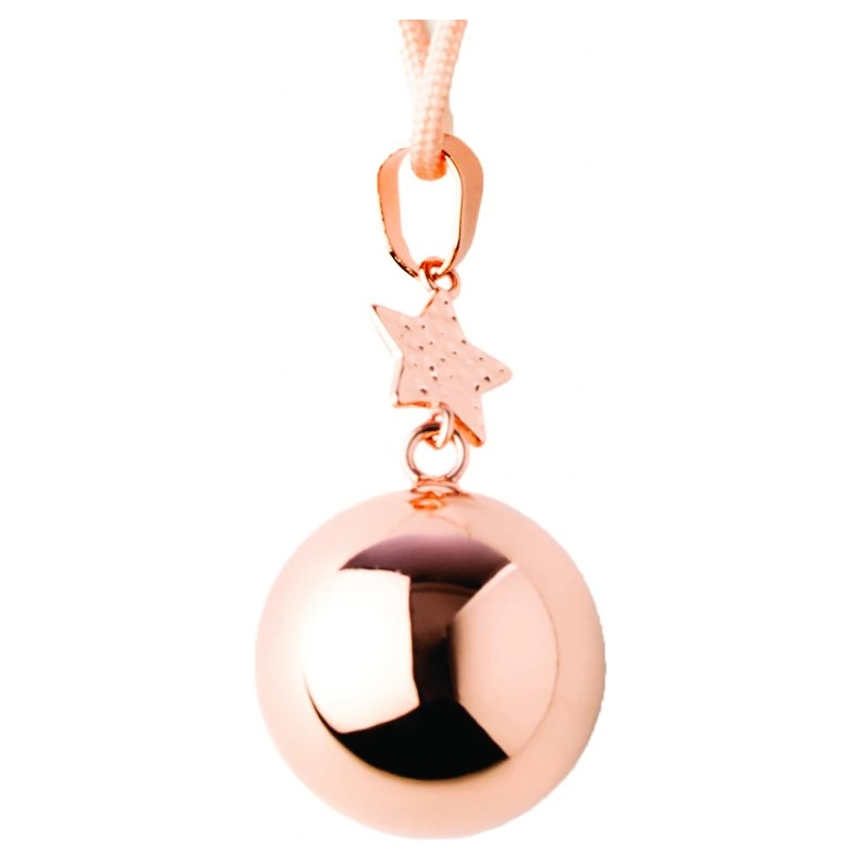 BABYLONIA BOLA originální mexický hudební šperk Star/Moon varianta Rose Gold Star