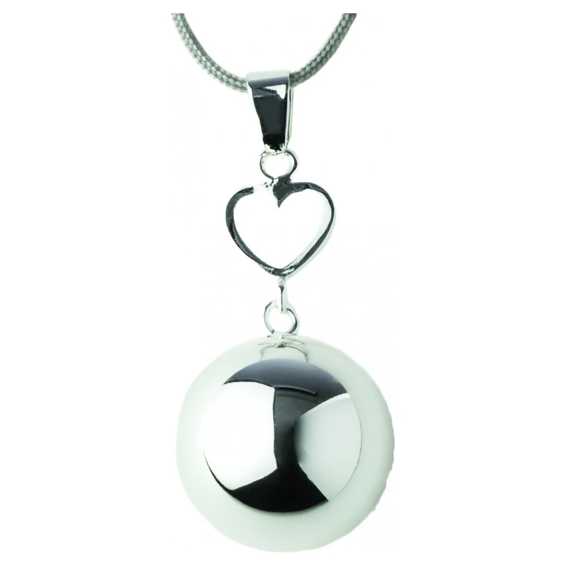 BABYLONIA BOLA originální mexický hudební šperk Star/Moon varianta Silver Heart