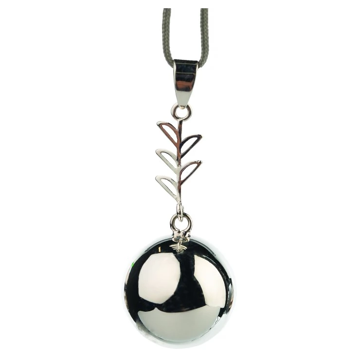 BABYLONIA BOLA originální mexický hudební šperk Star/Moon varianta Silver Leaf