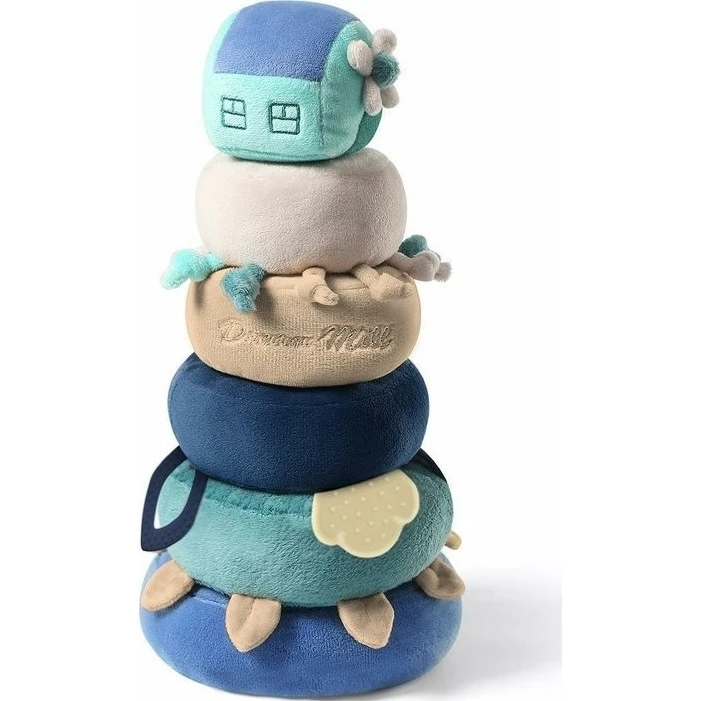 BABYONO Hračka mlýn na sny varianta Modrá