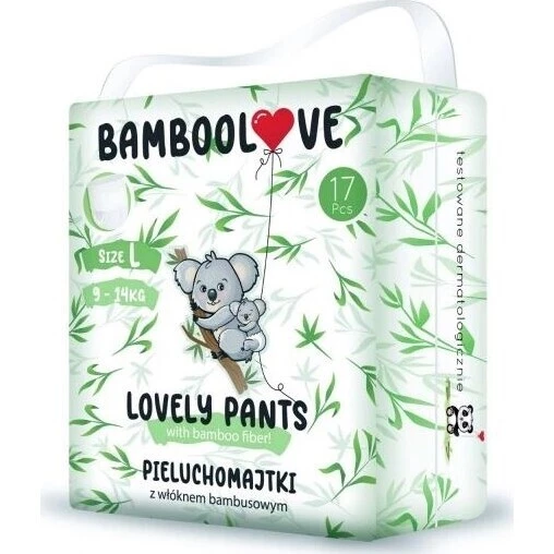 Bamboolove Plenkové kalhotky jednorázové bambus