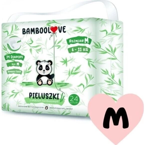 Bamboolove Pleny jednorázové bambus