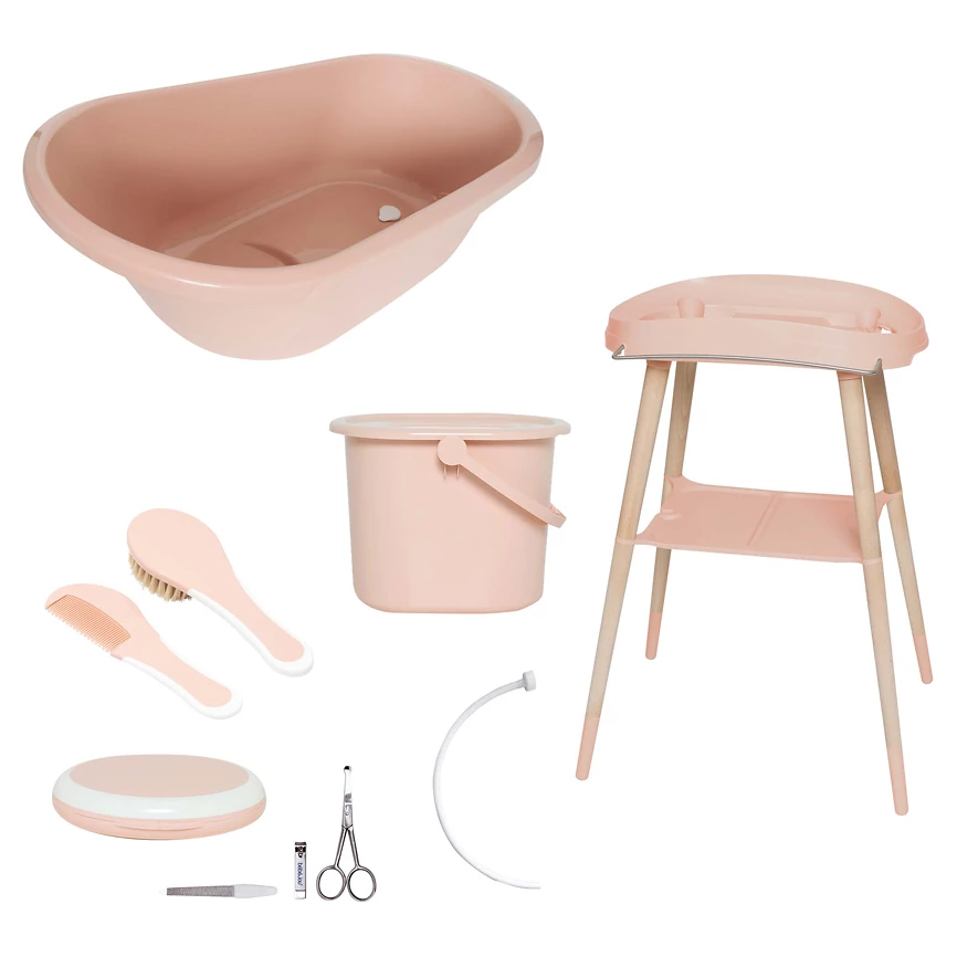 Bebe Jou Koupací sada Sense 7 dílná varianta Pale Pink