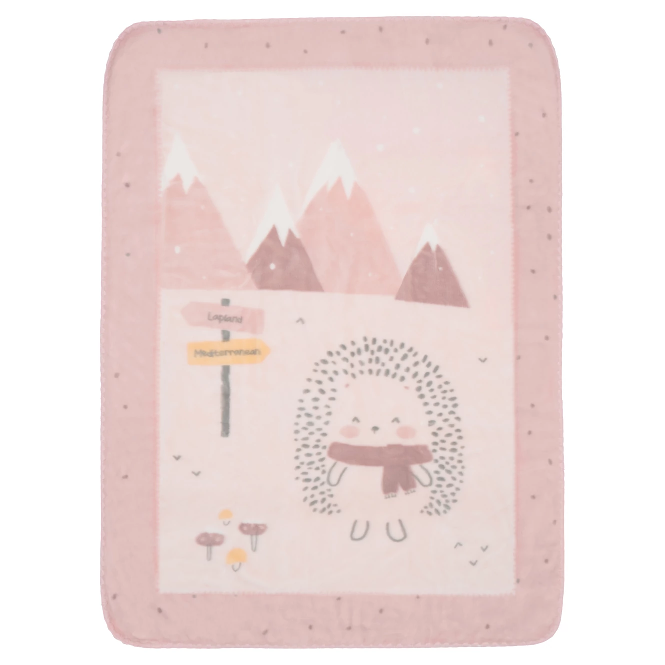 KikkaBoo Dětská deka Super Soft 140x110cm varianta Hedge-Hugs