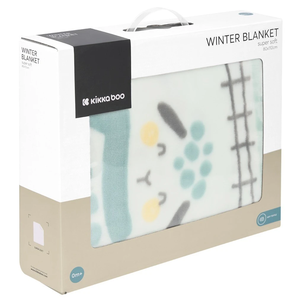 KikkaBoo Dětská deka Super Soft 140x110cm - 