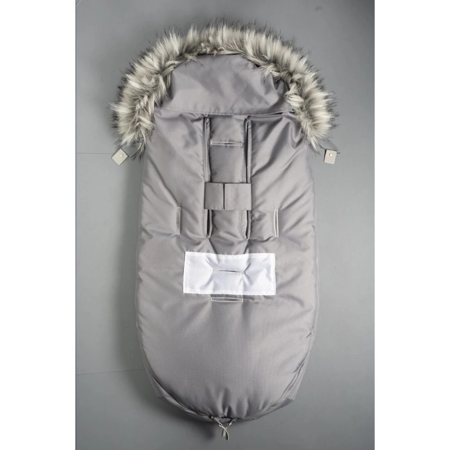 Beztroska Fusak s kožešinou - Dove grey