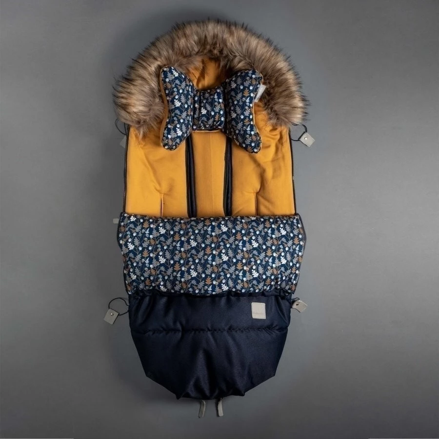 Beztroska Fusak s kožešinou - Navy