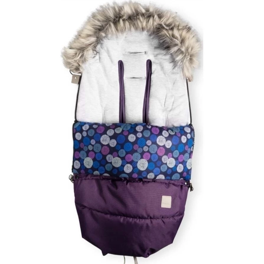 Beztroska Fusak s kožešinou - Plum