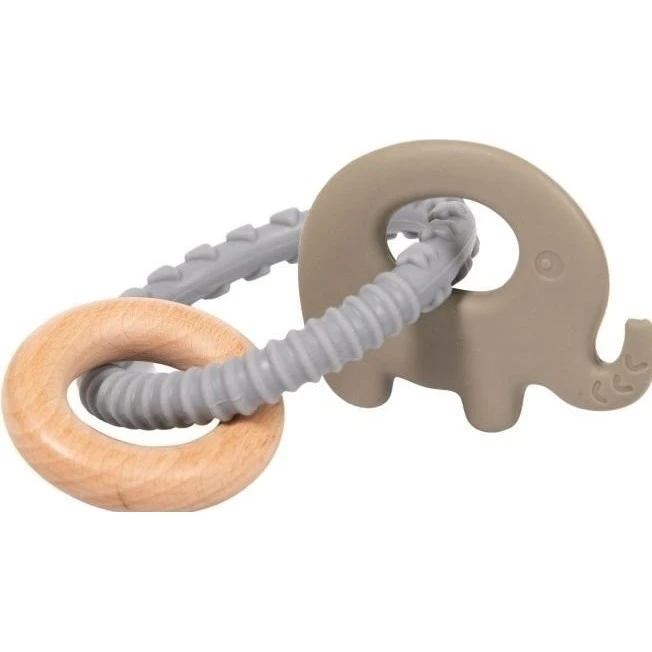 BO JUNGLE Kousátko B-Rattle Rings Elephant