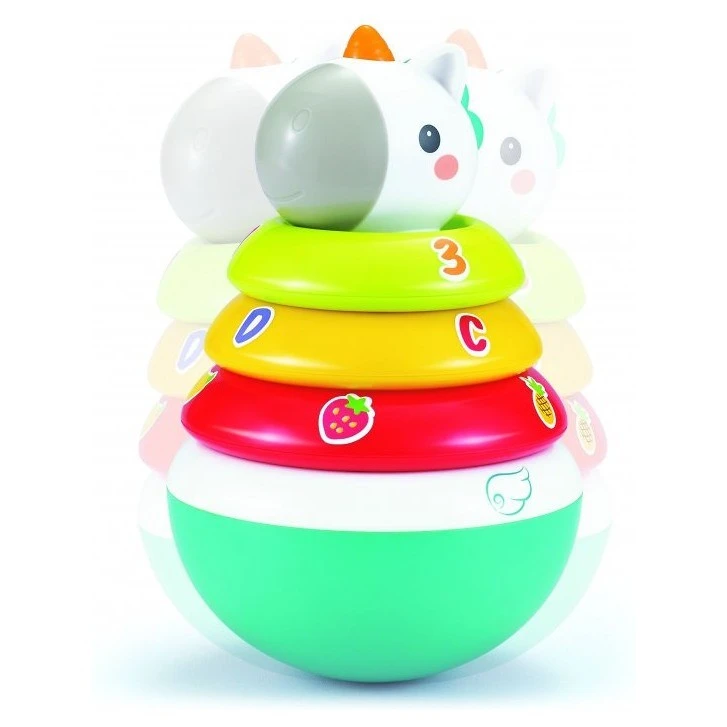 Bo Jungle Plastová hračka B-Rolly Polly Unicorn - 