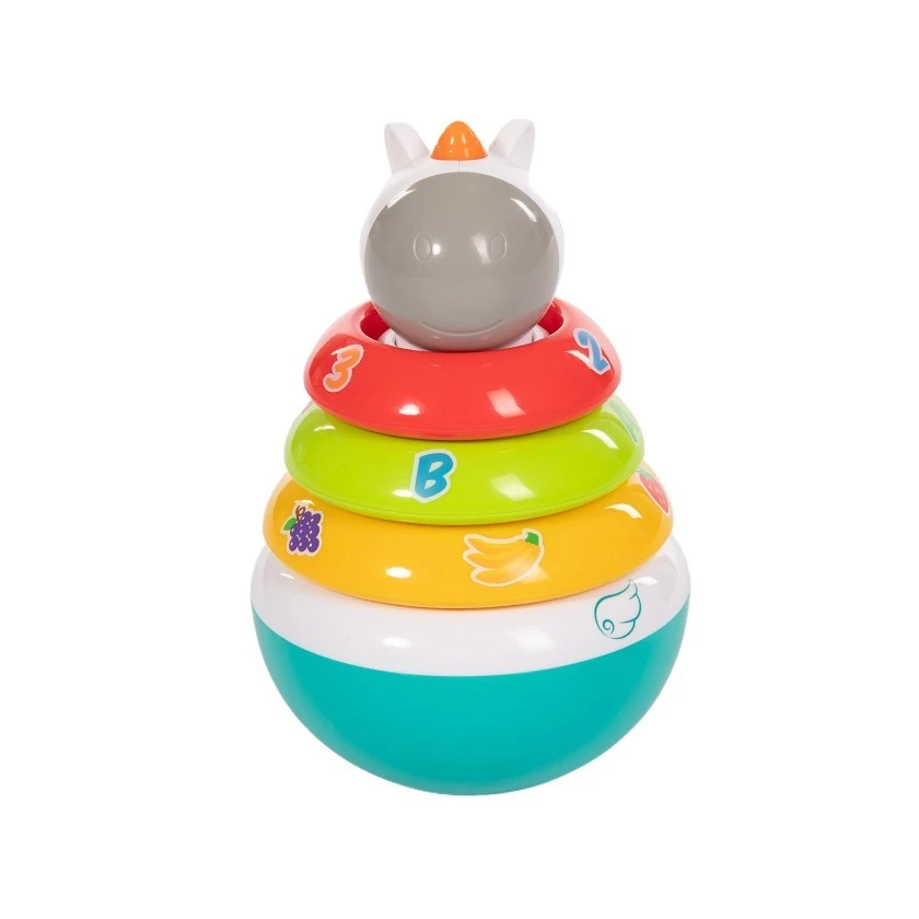 Bo Jungle Plastová hračka B-Rolly Polly Unicorn - 