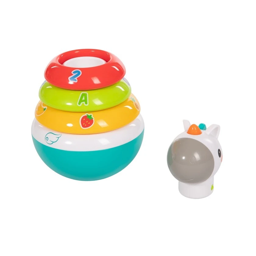 Bo Jungle Plastová hračka B-Rolly Polly Unicorn - 