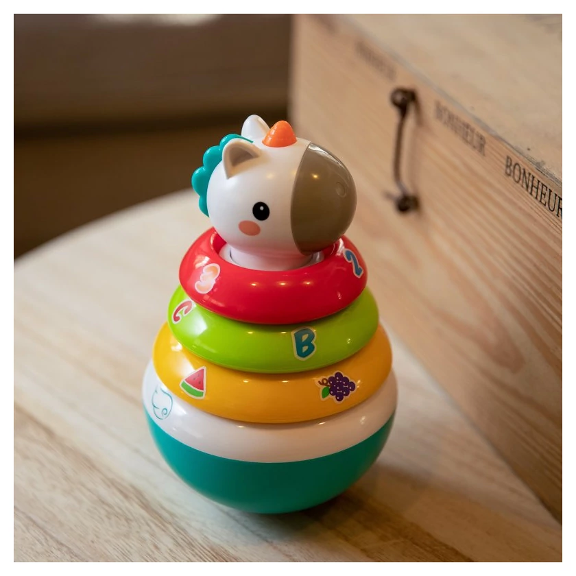 Bo Jungle Plastová hračka B-Rolly Polly Unicorn - 