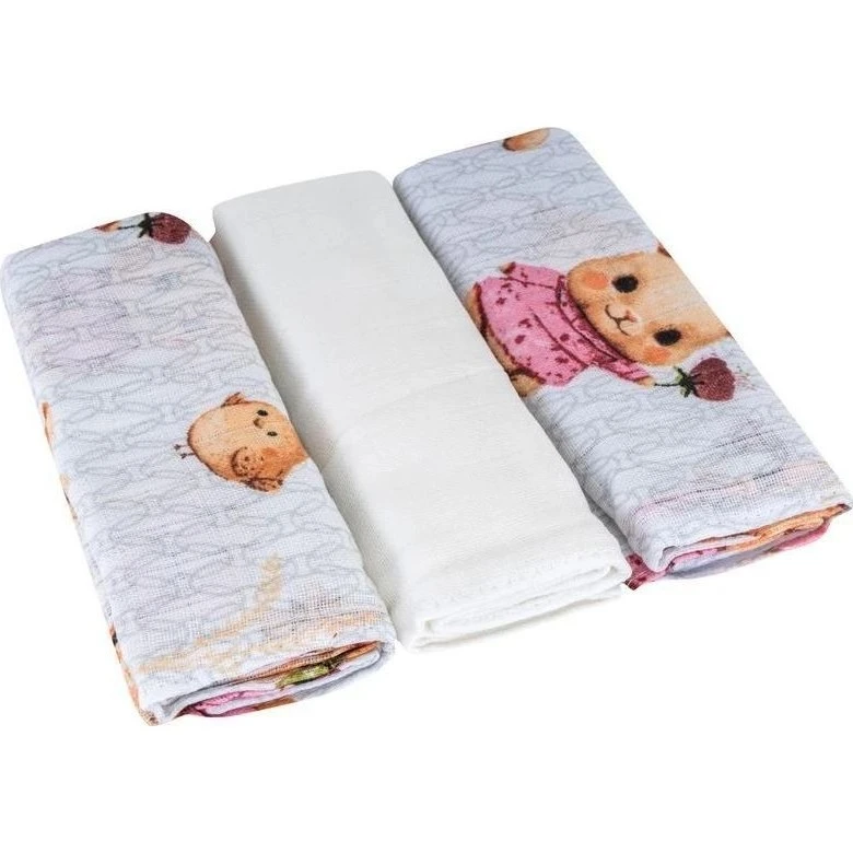 BOMIMI Pleny bavlna premium 80 x 70 cm varianta Zajíček růžová