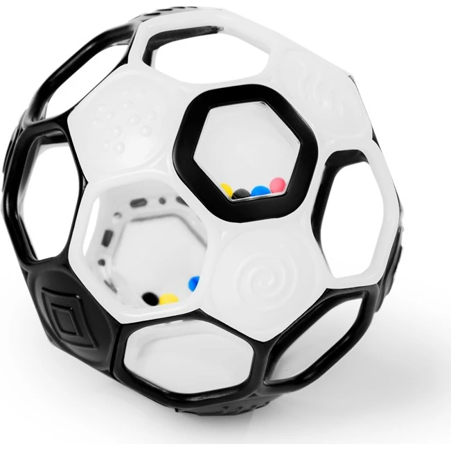 BrightStars OBALL Hračka/chrastítko Rattle 10cm, 0m+