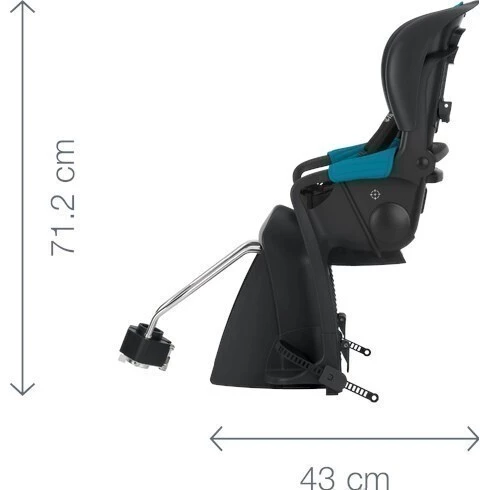 Britax Romer Cyklosedačka Jockey Comfort - Míry cyklosedačky z boku