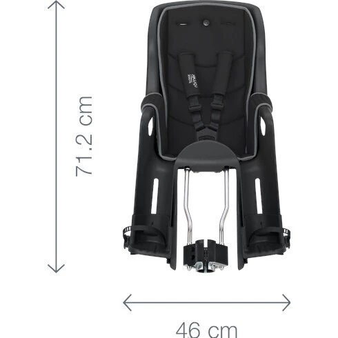 Britax Romer Cyklosedačka Jockey Relax - Míry sedačky zepředu