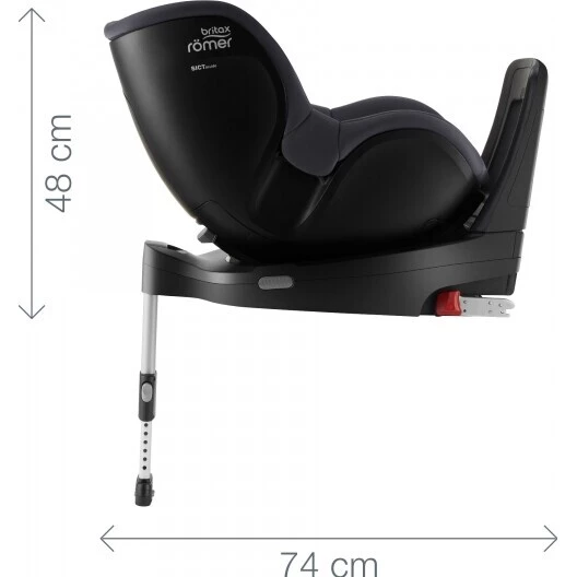 Britax Romer set Vario Base + Dualfix 5z - Rozměry