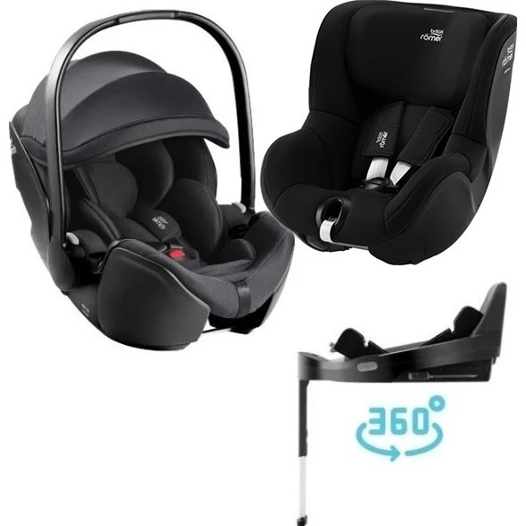 Britax Romer set Baby-Safe Pro + Vario Base 5Z + Dualfix 5Z varianta Deep black + Space black