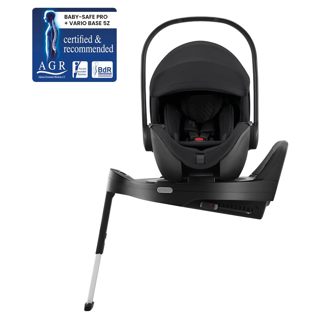 Britax Romer set Baby-Safe Pro + Vario Base 5Z BUNDLE 2 ks Dusty rose style varianta Onyx Black Lux