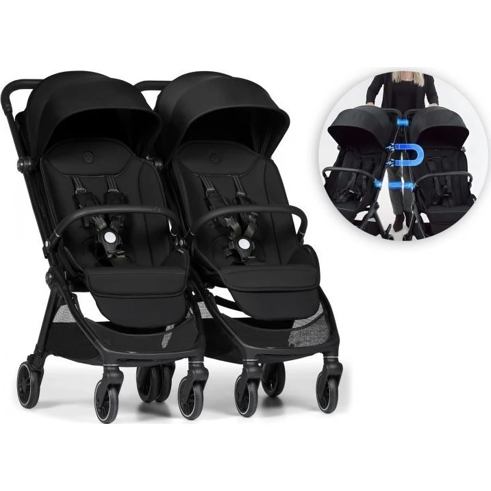 Bumprider Connect Mini 2x kočárek s madlem varianta Black