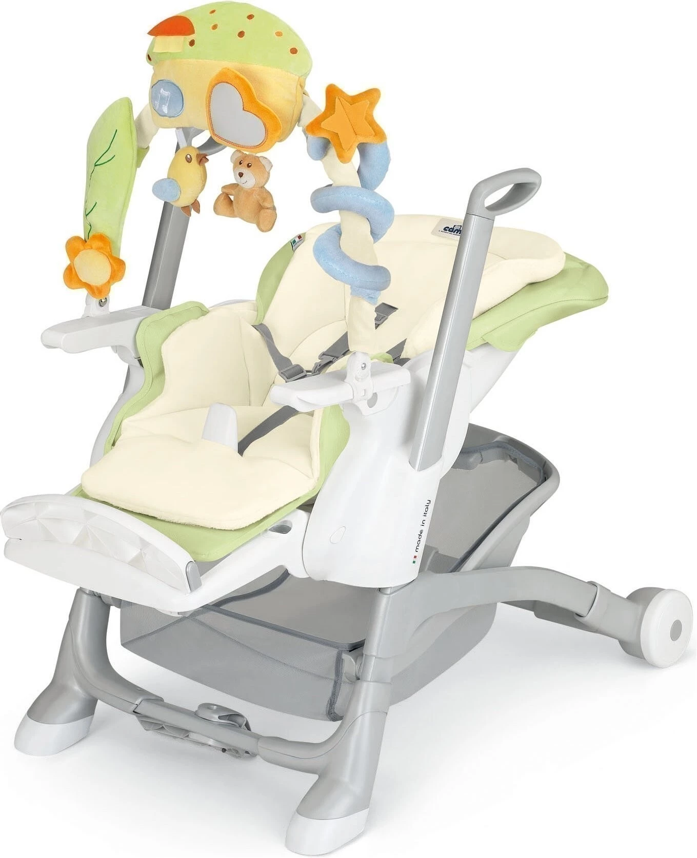 CAM Istante - Židlička vypolohovaná k zemi + hračky