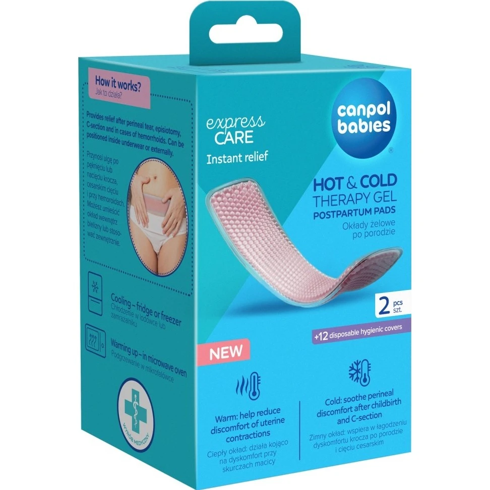 Canpol Babies Poporodní gelové vložky Hot&Cold 2ks